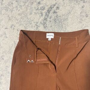 Revolve SNDYS Brown Slacks